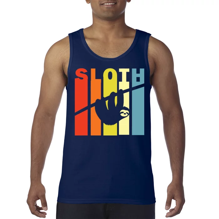 Retro Sloth Tank Top