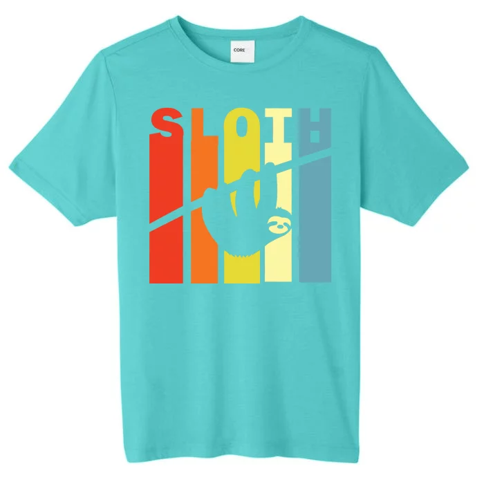 Retro Sloth ChromaSoft Performance T-Shirt