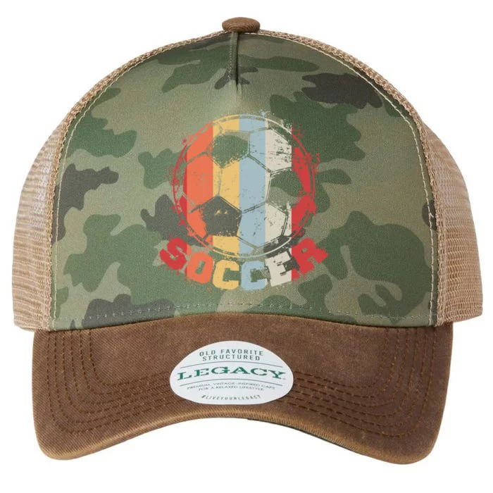 Retro Soccer Ball Legacy Tie Dye Trucker Hat