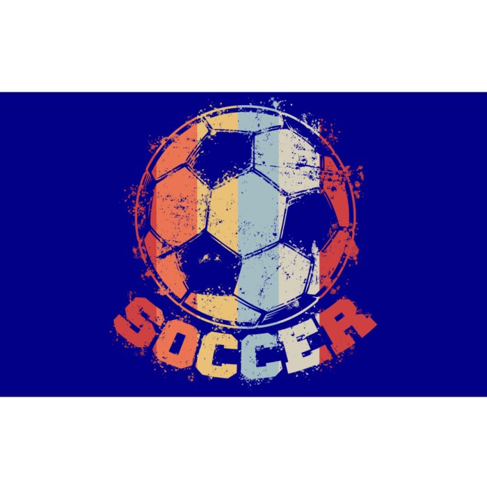 Retro Soccer Ball Bumper Sticker