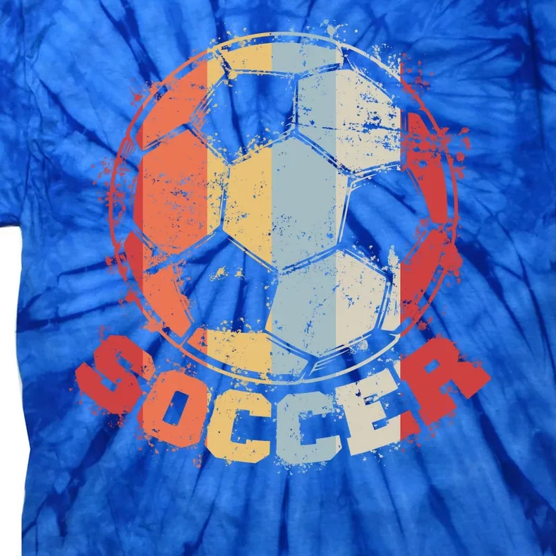 Retro Soccer Ball Tie-Dye T-Shirt