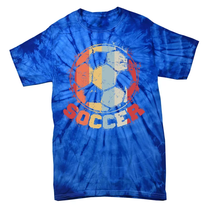 Retro Soccer Ball Tie-Dye T-Shirt