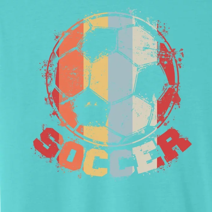 Retro Soccer Ball ChromaSoft Performance T-Shirt