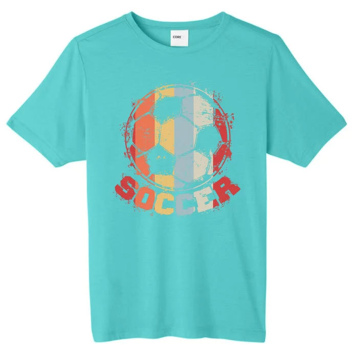 Retro Soccer Ball ChromaSoft Performance T-Shirt