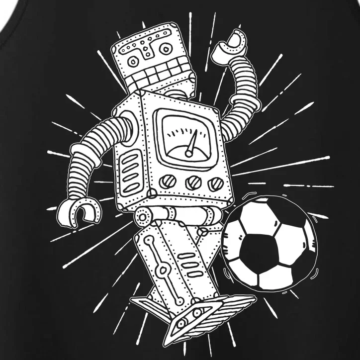 Retro Soccer Robot Performance Tank