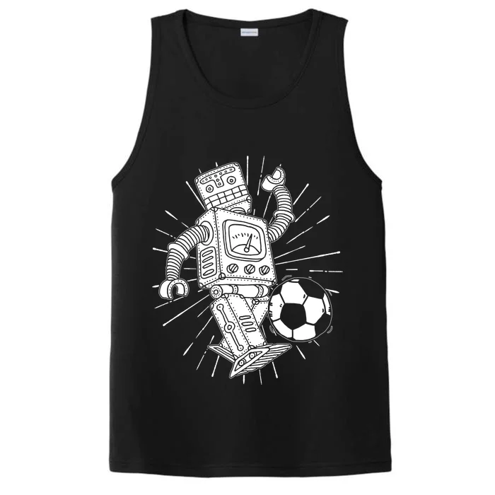 Retro Soccer Robot Performance Tank