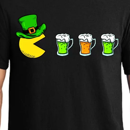 Retro St. Patrick's Day Drinking Game Pajama Set