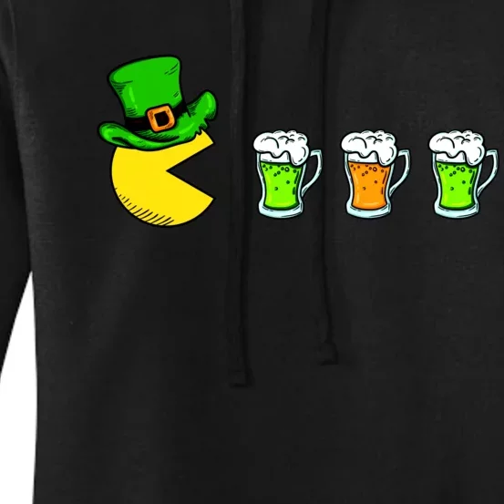 Retro St. Patrick's Day Drinking Game Women's Pullover Hoodie