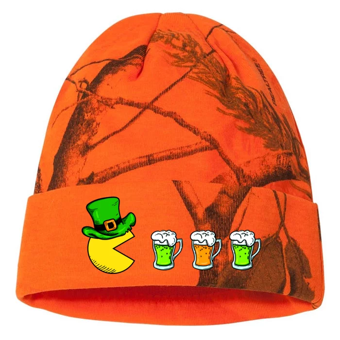 Retro St. Patrick's Day Drinking Game Kati - 12in Camo Beanie