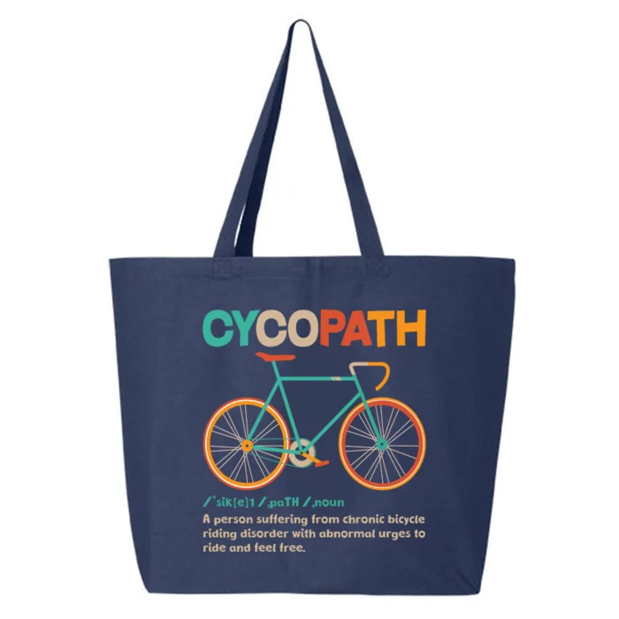 Retro Style Colors Cycopath Definition 25L Jumbo Tote