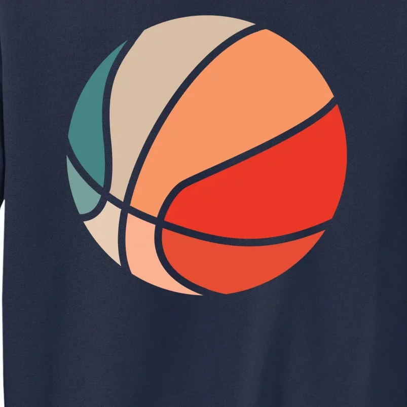 Retro Sunset Basketball Sweatshirt