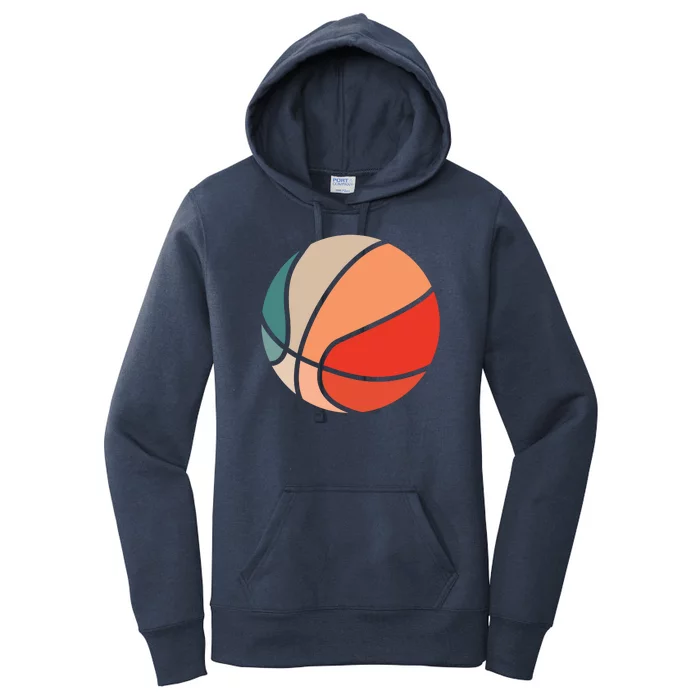 Retro Sunset Basketball Women's Pullover Hoodie