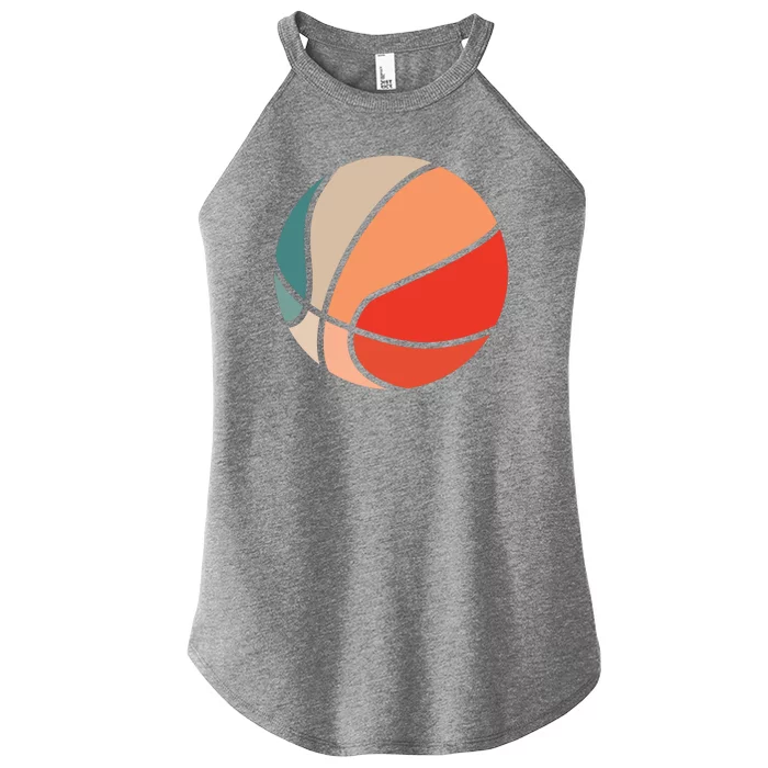 Retro Sunset Basketball Women’s Perfect Tri Rocker Tank