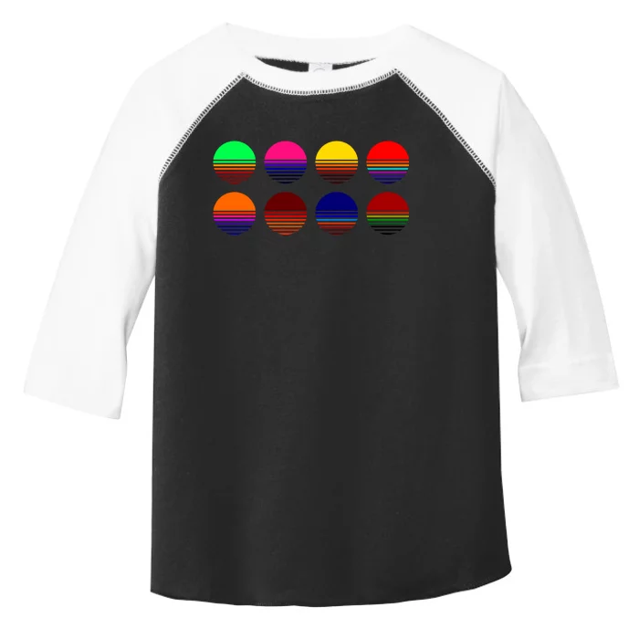 Retro Sunsets Toddler Fine Jersey T-Shirt