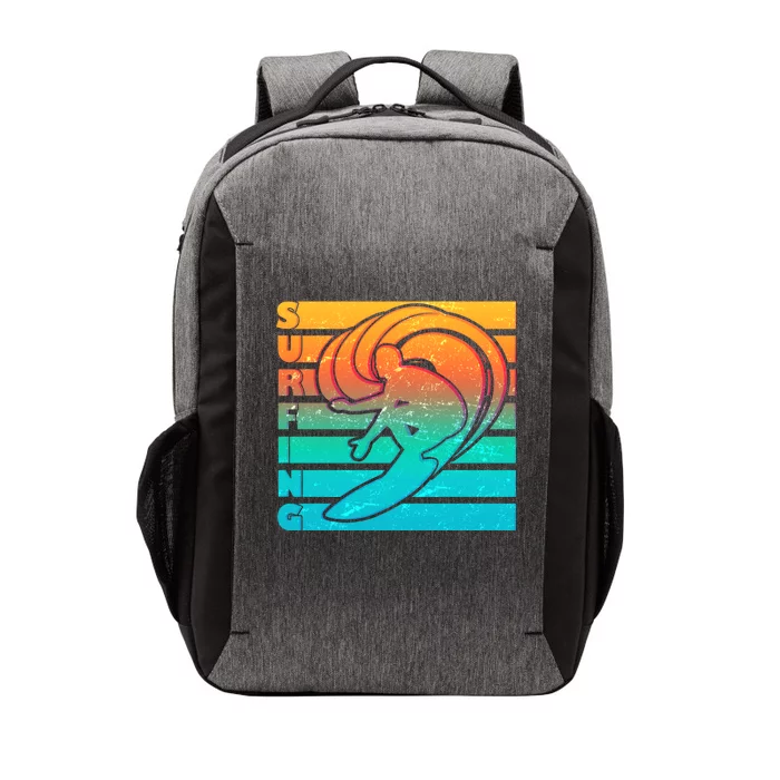 Retro Surfing Vector Backpack