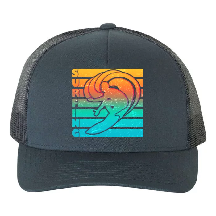 Retro Surfing Yupoong Adult 5-Panel Trucker Hat