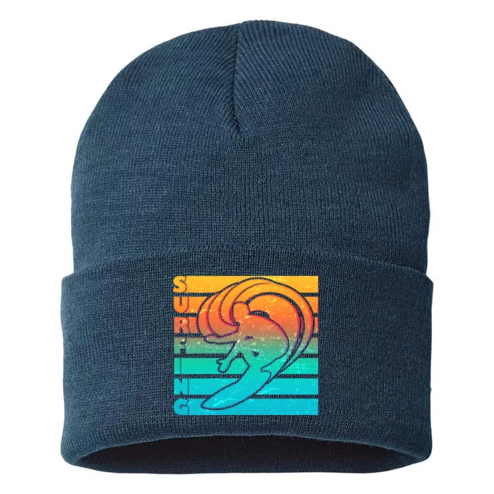 Retro Surfing Sustainable Knit Beanie