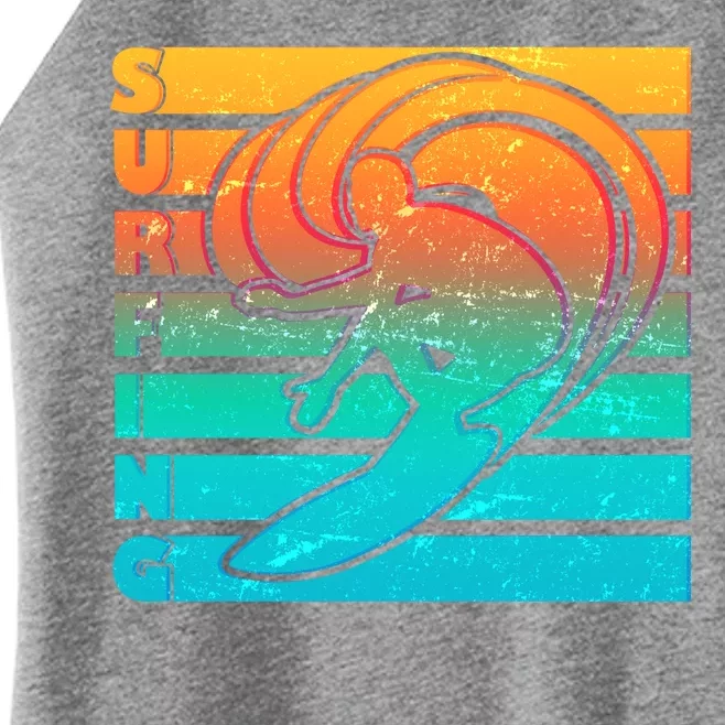 Retro Surfing Women’s Perfect Tri Rocker Tank