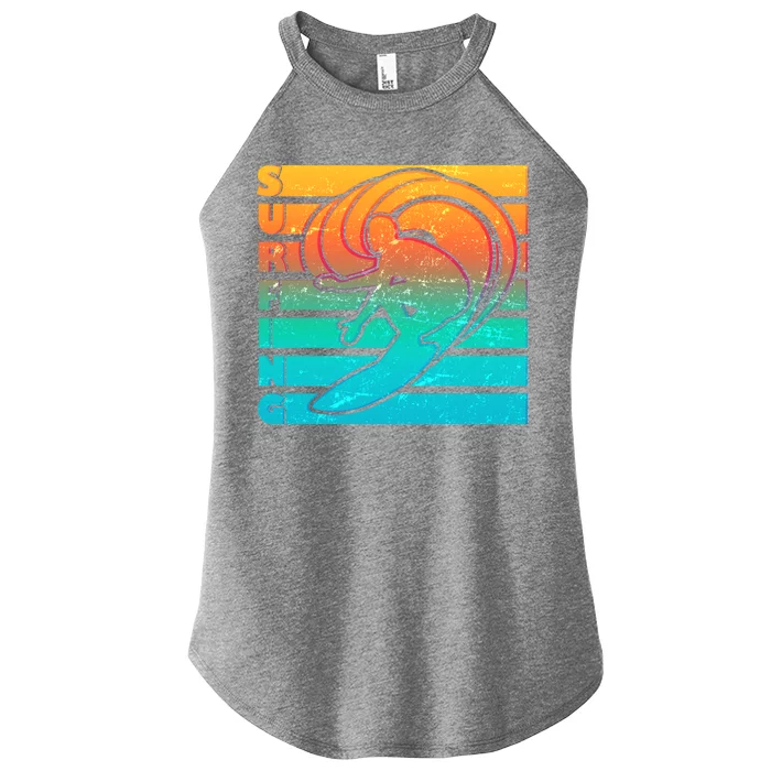 Retro Surfing Women’s Perfect Tri Rocker Tank