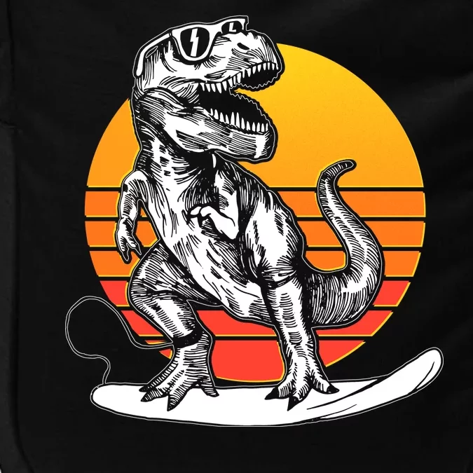 Retro Surfing T-Rex Impact Tech Backpack