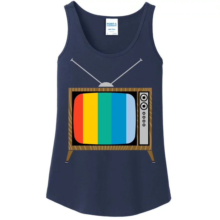 Retro T.V. Color Screen Ladies Essential Tank