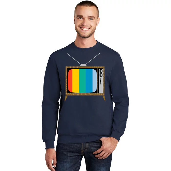 Retro T.V. Color Screen Tall Sweatshirt