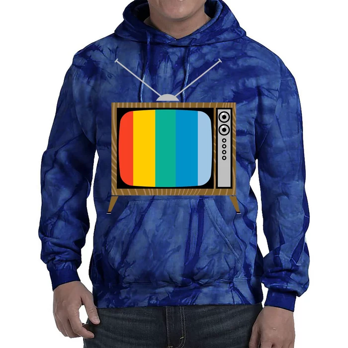 Retro T.V. Color Screen Tie Dye Hoodie