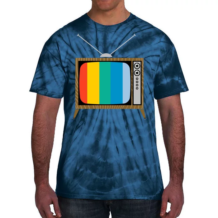 Retro T.V. Color Screen Tie-Dye T-Shirt