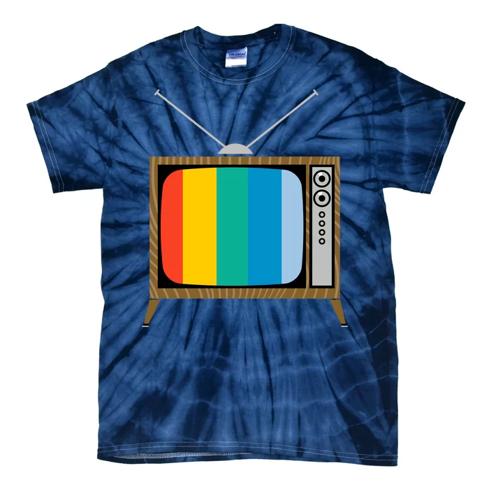 Retro T.V. Color Screen Tie-Dye T-Shirt