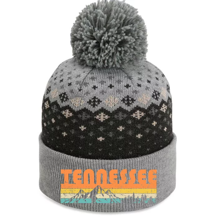 Retro Tennessee Wilderness The Baniff Cuffed Pom Beanie