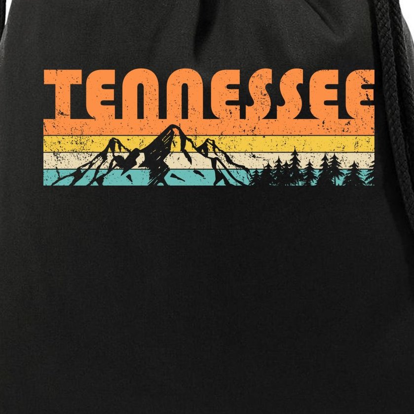 Retro Tennessee Wilderness Drawstring Bag