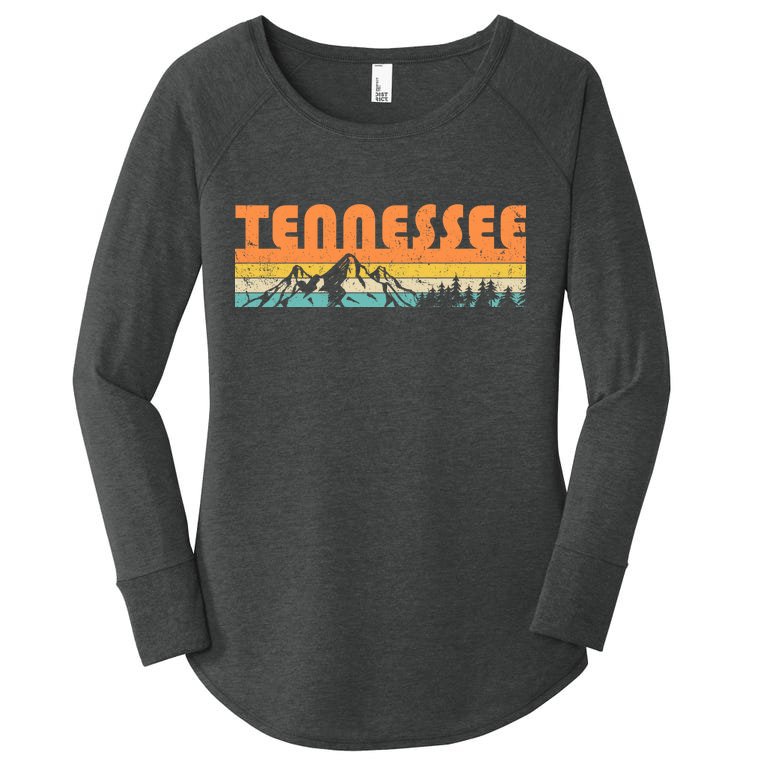 Retro Tennessee Wilderness Women’s Perfect Tri Tunic Long Sleeve Shirt