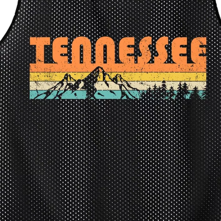 Retro Tennessee Wilderness Mesh Reversible Basketball Jersey Tank