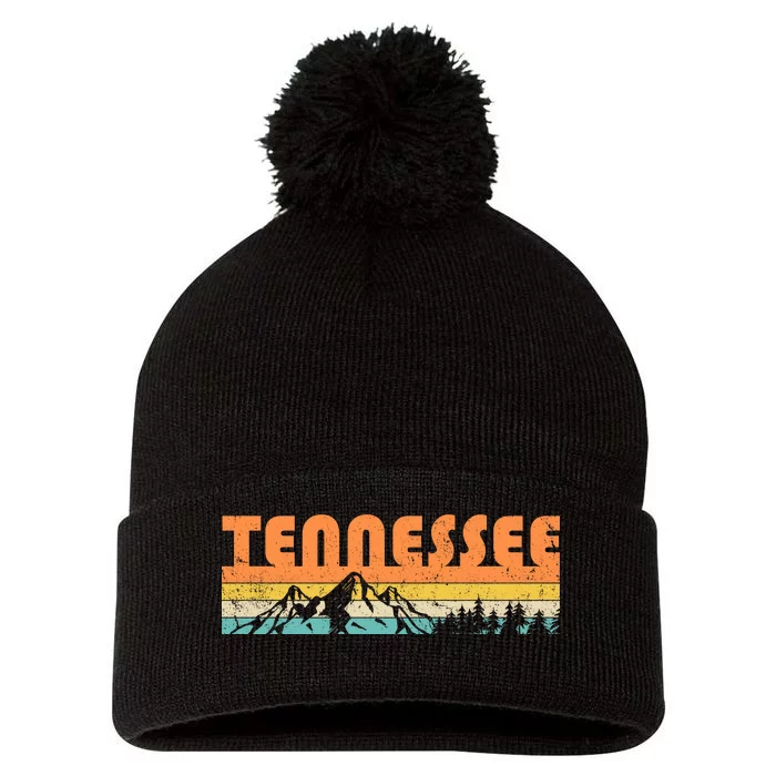 Retro Tennessee Wilderness Pom Pom 12in Knit Beanie