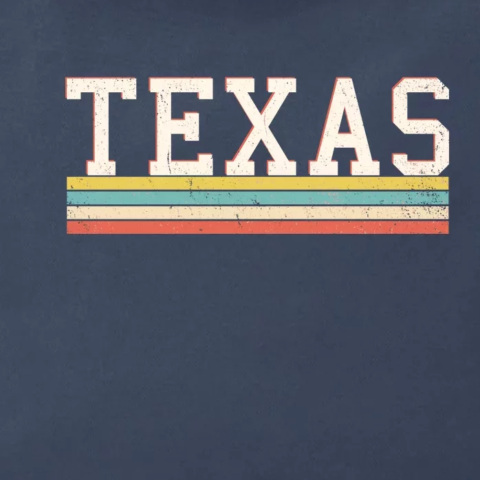 Retro Texas Zip Tote Bag