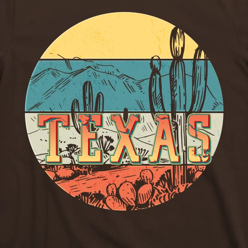 Retro Texas Desert Emblem T-Shirt