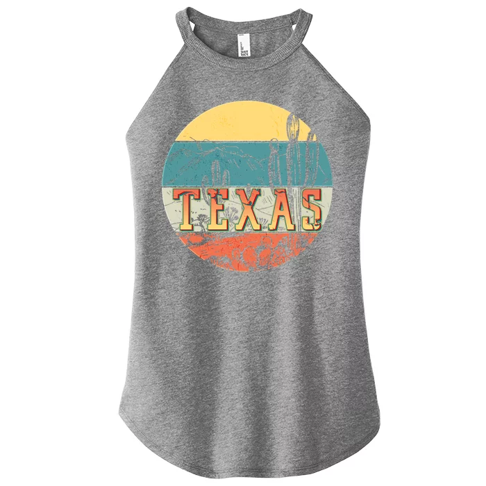 Retro Texas Desert Emblem Women’s Perfect Tri Rocker Tank