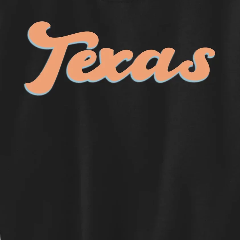 Retro Texas Logo Kids Sweatshirt