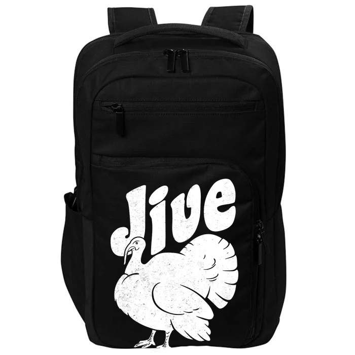 Retro Thanksgiving Jive Turkey Impact Tech Backpack