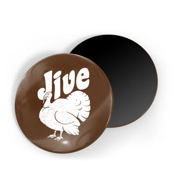 Retro Thanksgiving Jive Turkey Magnet