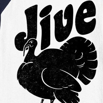 Retro Thanksgiving Jive Turkey Baseball Sleeve Shirt