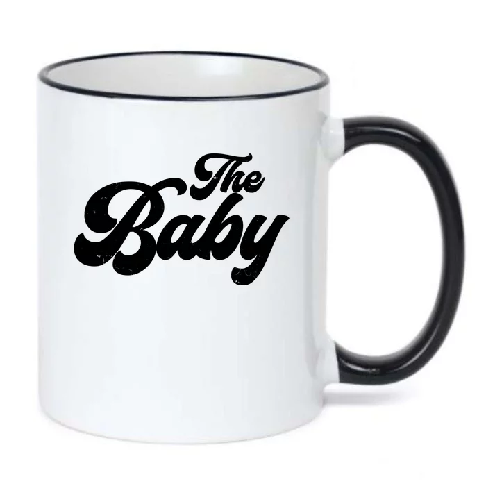 Retro The Baby Matching Family Black Color Changing Mug