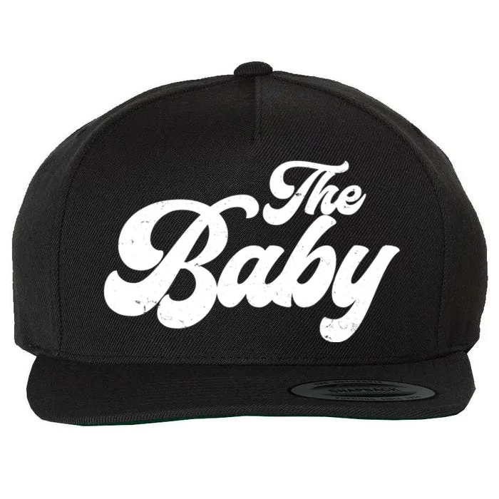 Retro The Baby Matching Family Wool Snapback Cap