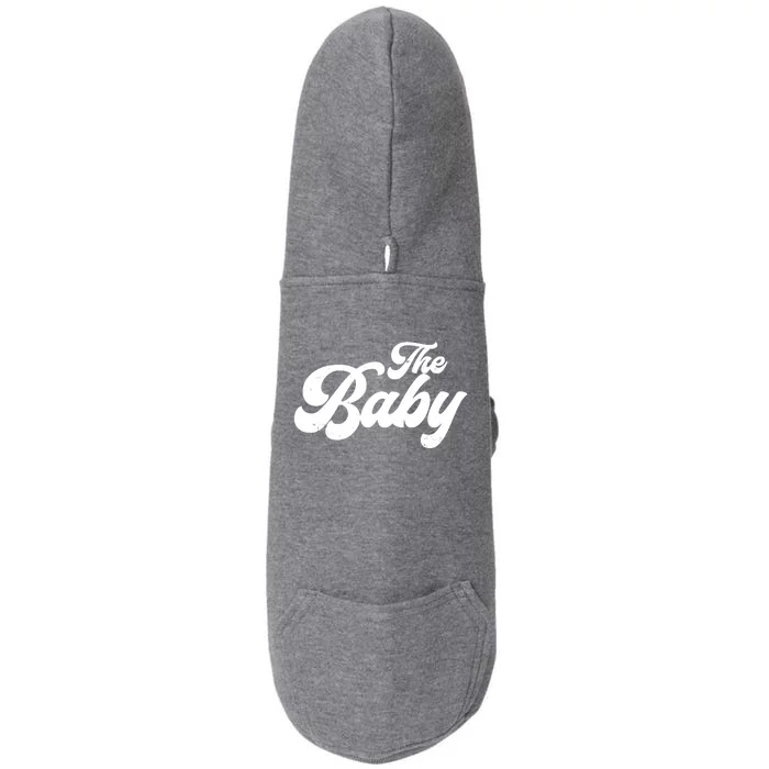 Retro The Baby Matching Family Doggie 3-End Fleece Hoodie