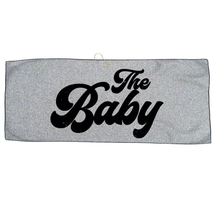 Retro The Baby Matching Family Large Microfiber Waffle Golf Towel