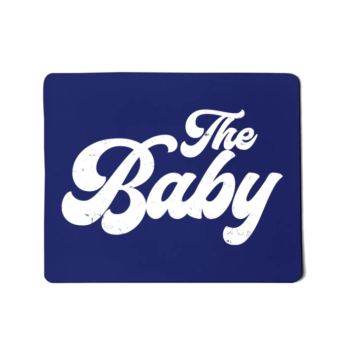 Retro The Baby Matching Family Mousepad