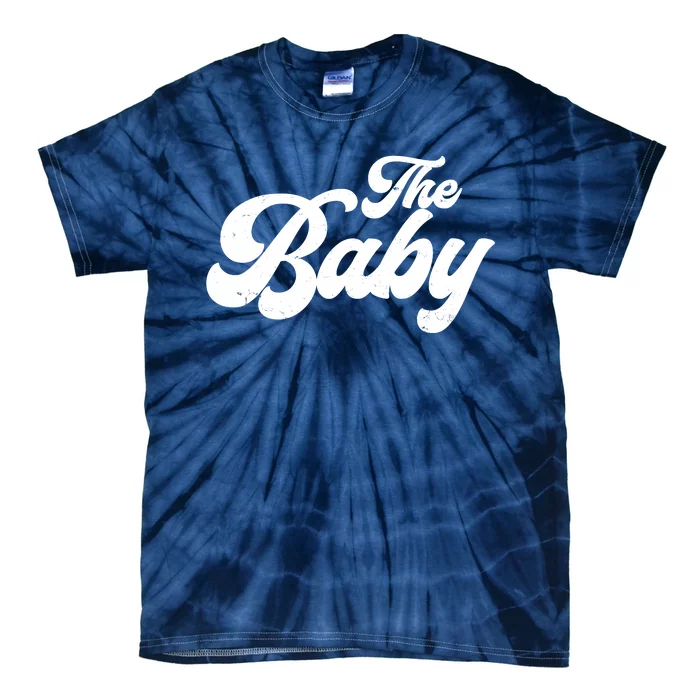 Retro The Baby Matching Family Tie-Dye T-Shirt