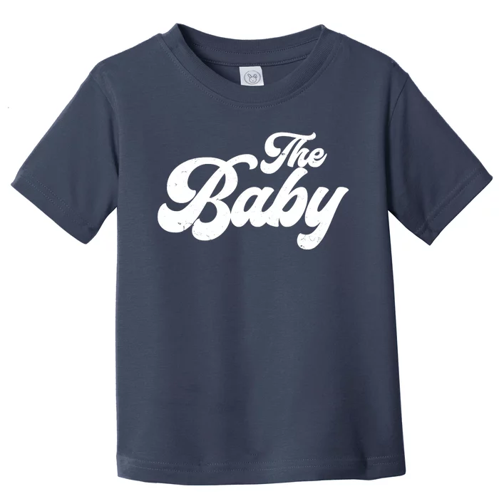 Retro The Baby Matching Family Toddler T-Shirt