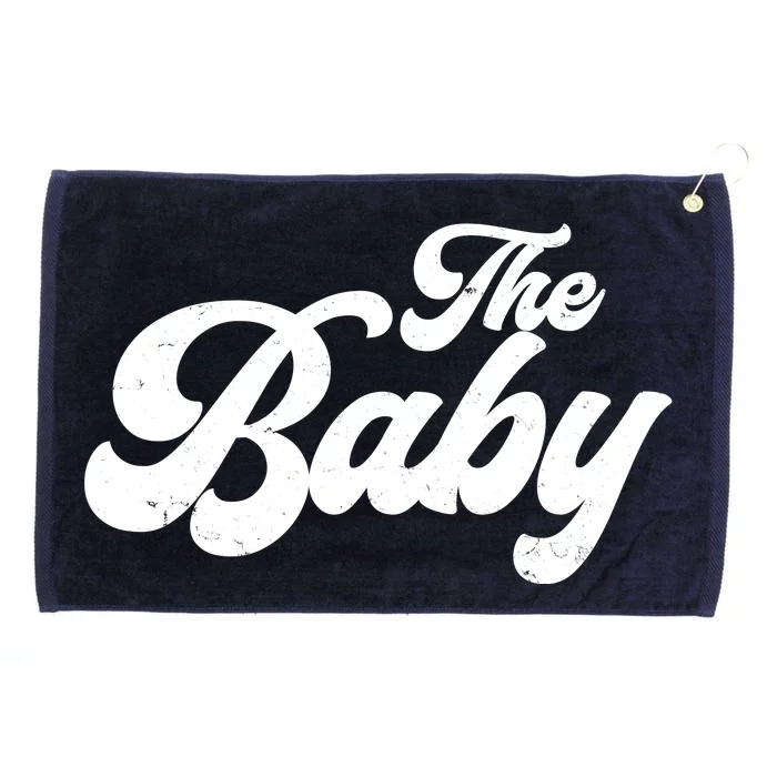 Retro The Baby Matching Family Grommeted Golf Towel