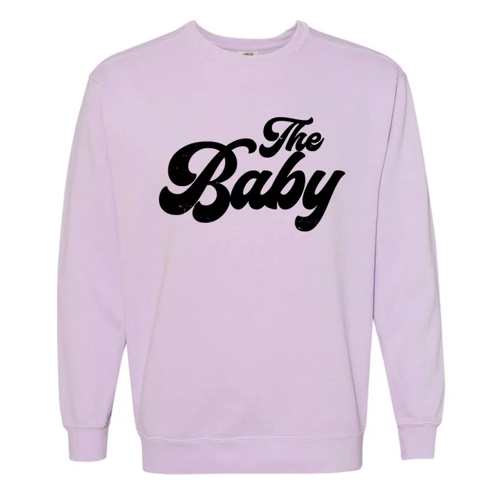 Retro The Baby Matching Family Garment-Dyed Sweatshirt